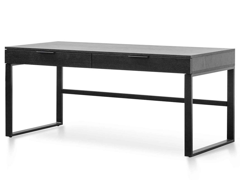 Avoca Black Home Office Desk