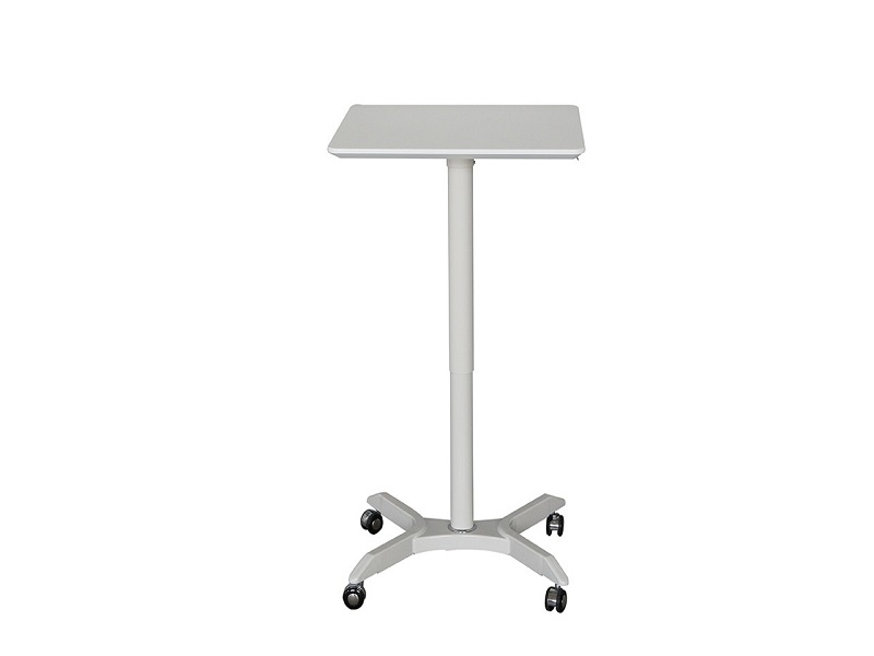 Helsinki Manual Height Adjustable Table - Sit to Stand Desk on Wheels